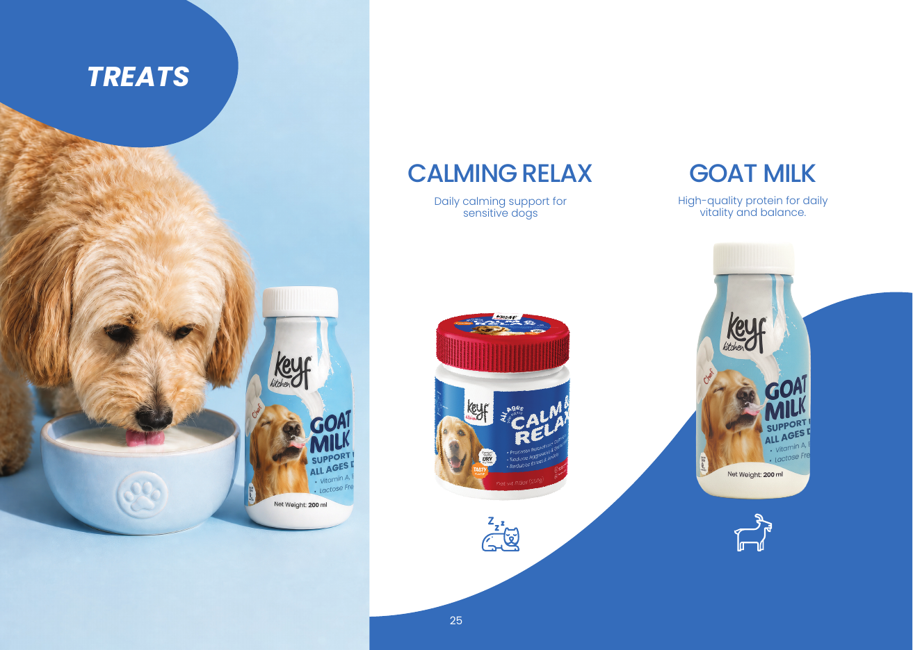 Goat milk & calming treats